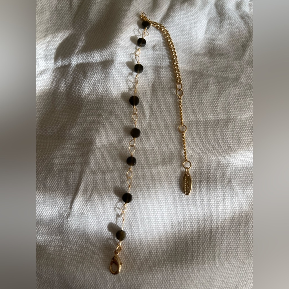 Black and gold bracelet